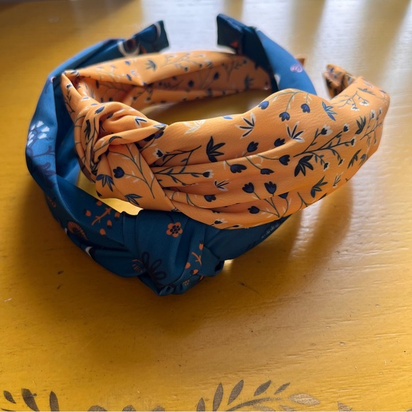 Set of silk knotted headbands - Picture 2 of 4